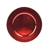 Kitchen Goods Plastic Deco Plate 33cm - Red